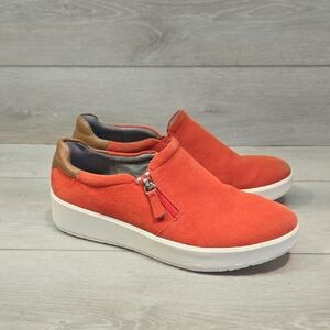 Clarks Collection Women's Cushion Feel Slip-On Shoes Platform Clog Sz 11M